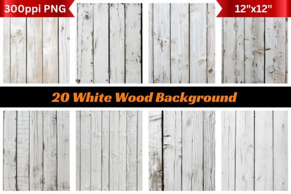20 White Wood Backgrounds: A Rustic Digital Canvas