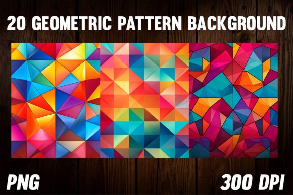 Abstract Precision: Geometric Pattern Backgrounds for Covers