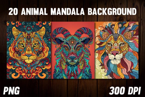Animal Mandala Backgrounds for Covers 5: A Visual Deep Dive