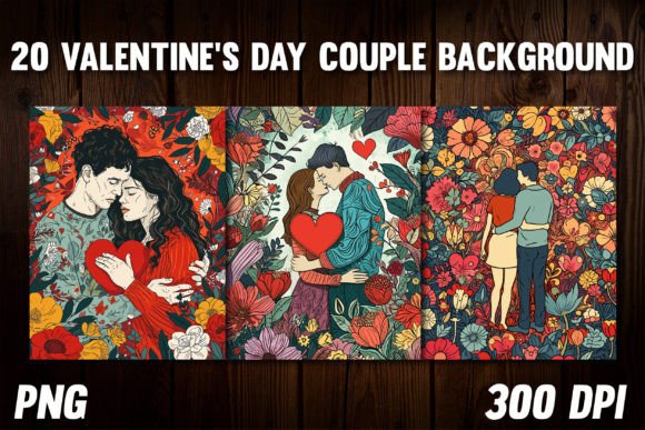 Capturing Romance: The Art of Valentine's Day Couple Backgrounds