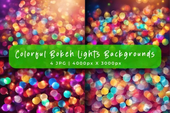 Colorful Bokeh Lights Backgrounds: A Burst of Vibrant Magic