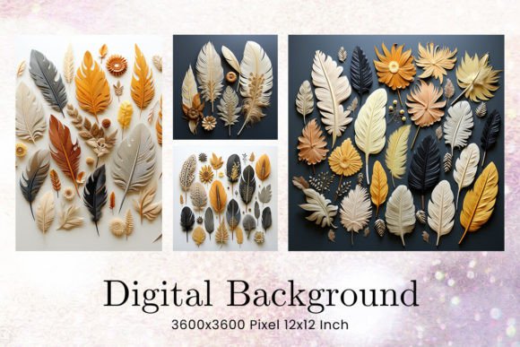 Elevate Your Designs with Feather Backgrounds Wall Art