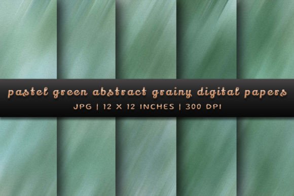 Elevate Your Designs with Pastel Green Abstract Grainy Backgrounds