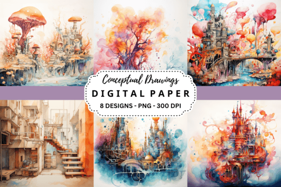 Elevate Your Projects with Conceptual Drawings Backgrounds