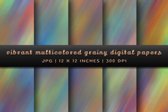 Elevate Your Projects with Vibrant Multicolored Grainy Backgrounds