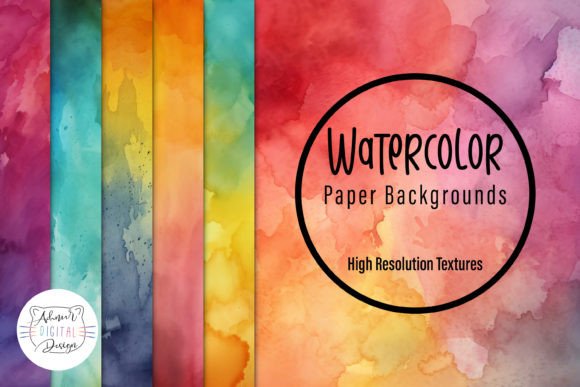 Elevate Your Projects with Watercolor Paper Backgrounds