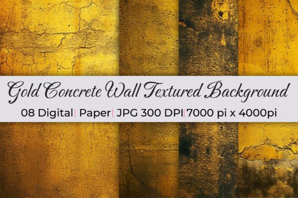 Gold Concrete Wall Textured Backgrounds: A Designer's Guide