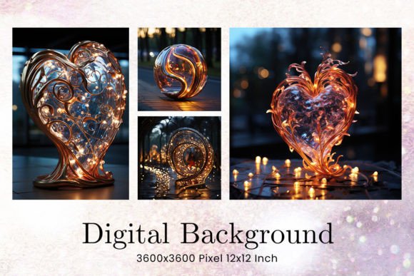 Heart Light Backgrounds: The Versatile Digital Design Asset