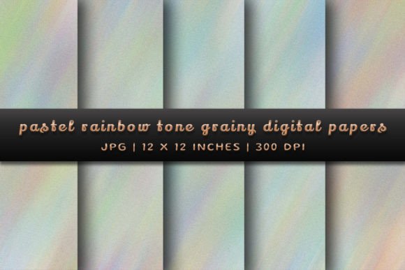 Infuse Vibrancy: Using Pastel Rainbow Grainy Backgrounds