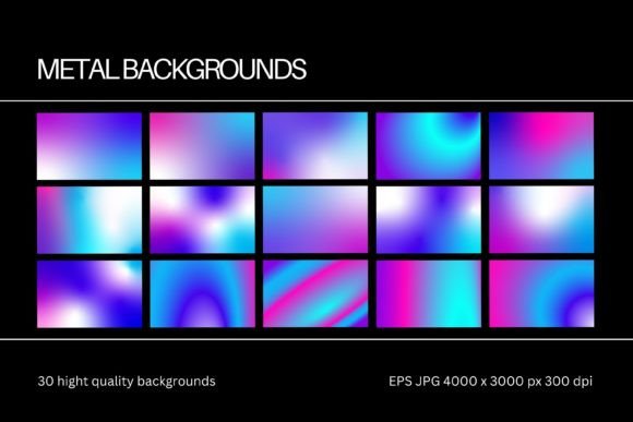 Metal Gradient Backgrounds: A Bundle for Bold Design