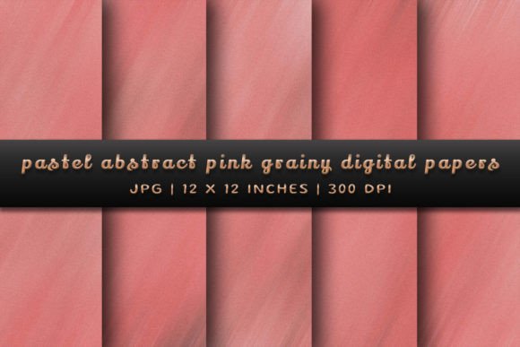 Pastel Abstract Pink Grainy Backgrounds for Modern Design