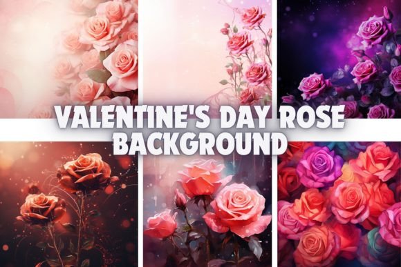 Romantic Visuals: Valentine's Day Rose Backgrounds