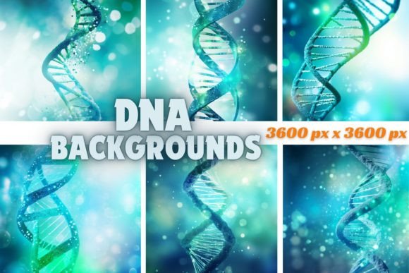 Visualizing the Blueprint of Life: DNA Backgrounds